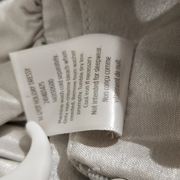 Gymboree Satin Ruffle Tiered Formal Holiday Dress - Picture 9 of 9